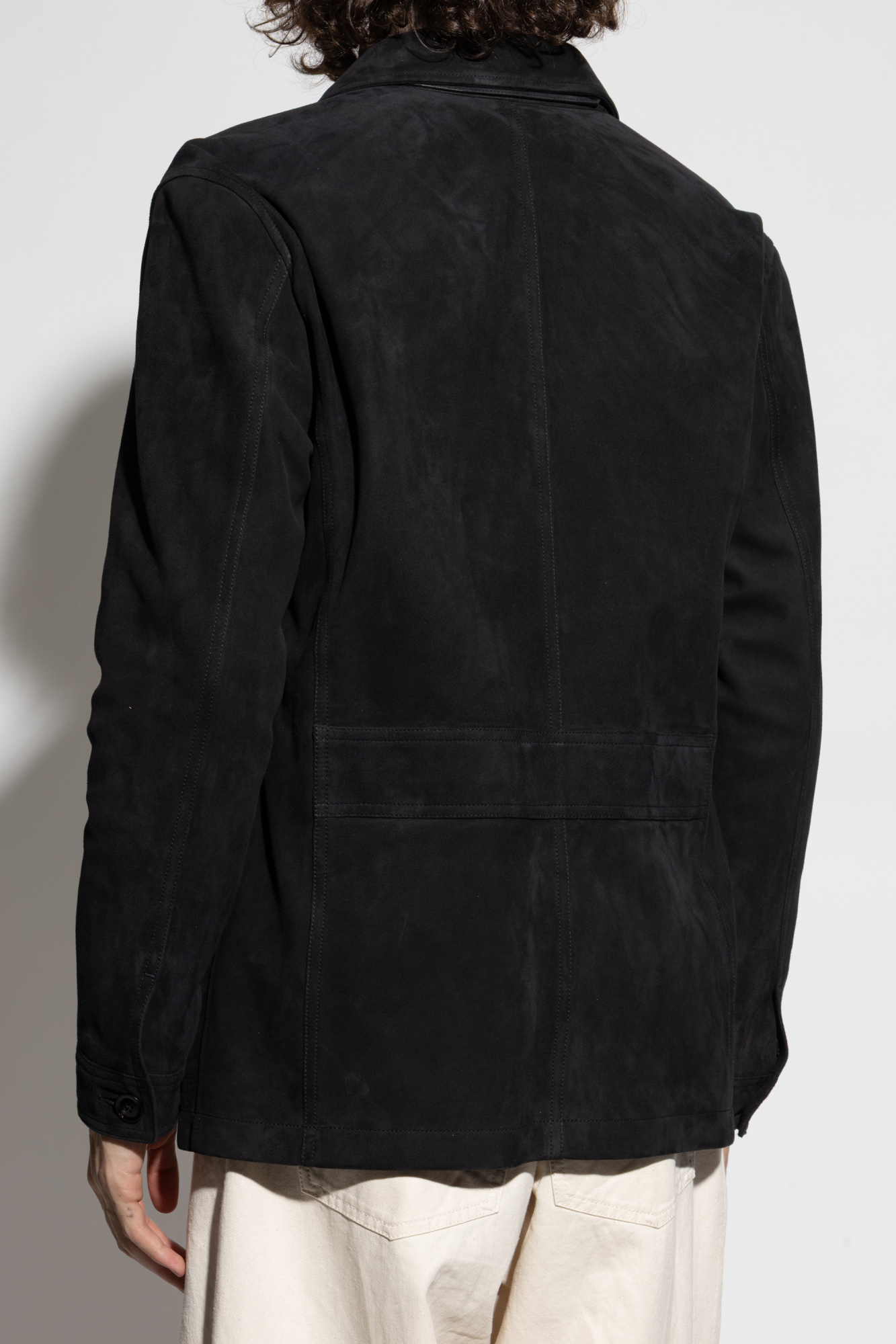 ジャケット TOM FORD JACKET (GI2974FAX1156 LB999) TOM FORD Leather Bomber Jacket | Black | FARFETCH